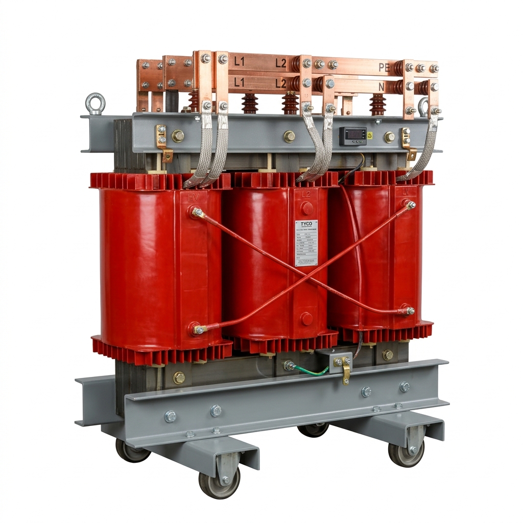 Cast Resin and Oil Transformers on Factory Floor