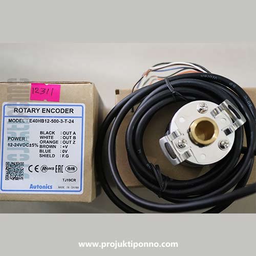 Optical Rotary Encoder (Incremental 1024 PPR Hollow Shaft)