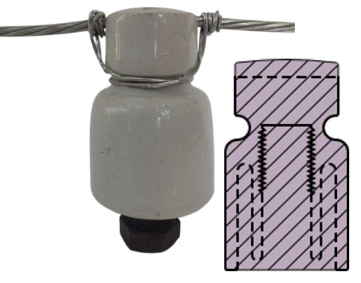 Pin Insulator 11kV & 33kV with Forged Steel Spindle